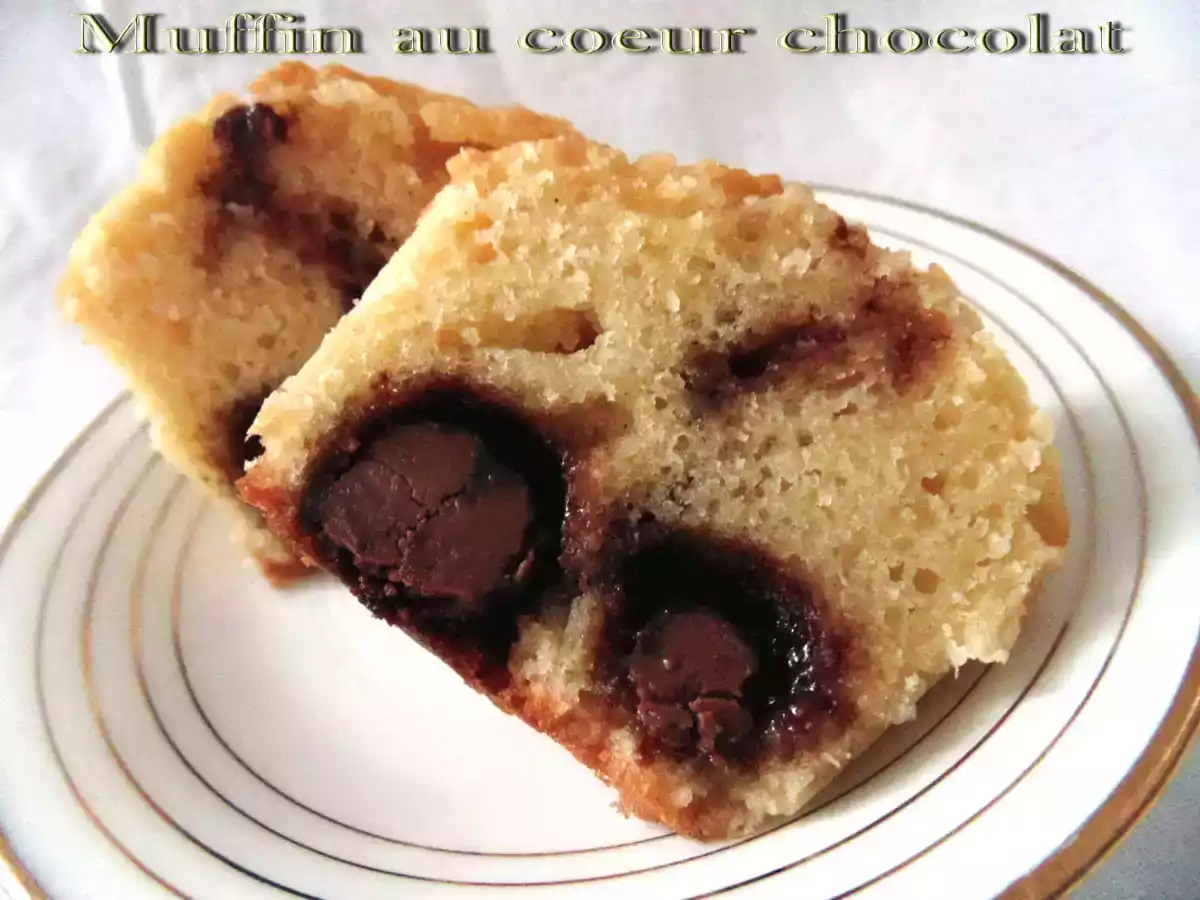 Muffin au coeur chocolat