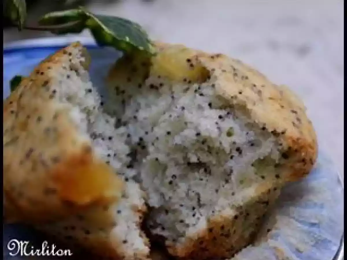 Muffin au lait de coco, pavot et ananas confit - photo 4