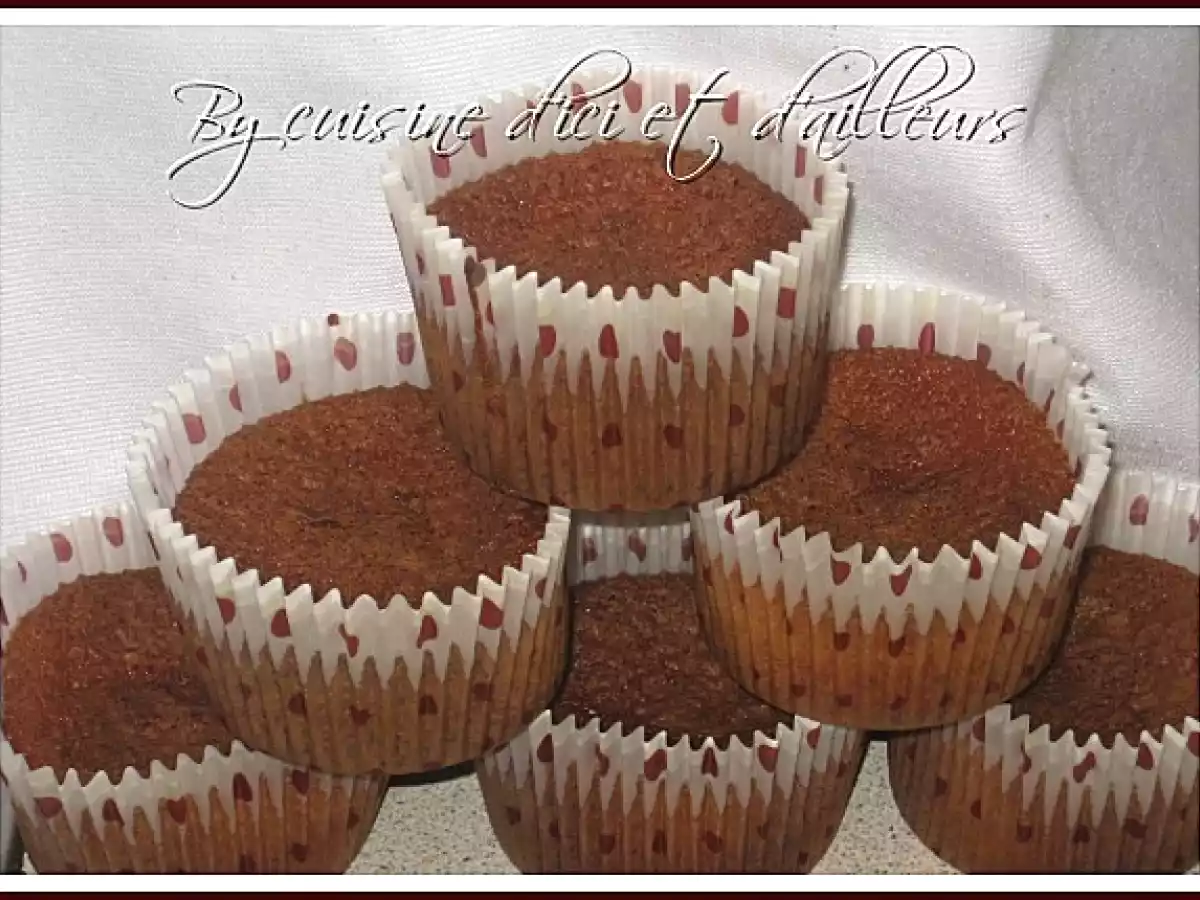 Muffin au yaourt et son coeur nutella ®