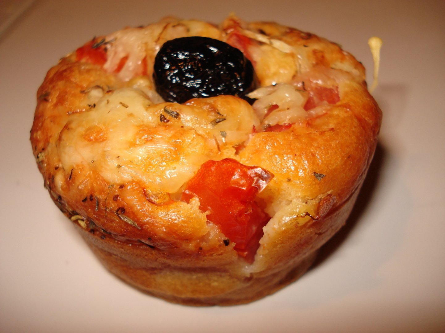 Muffin salé façon pizza ! Recette Ptitchef
