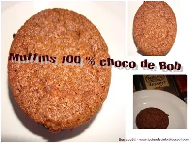 Muffins 100 % choco de Bob
