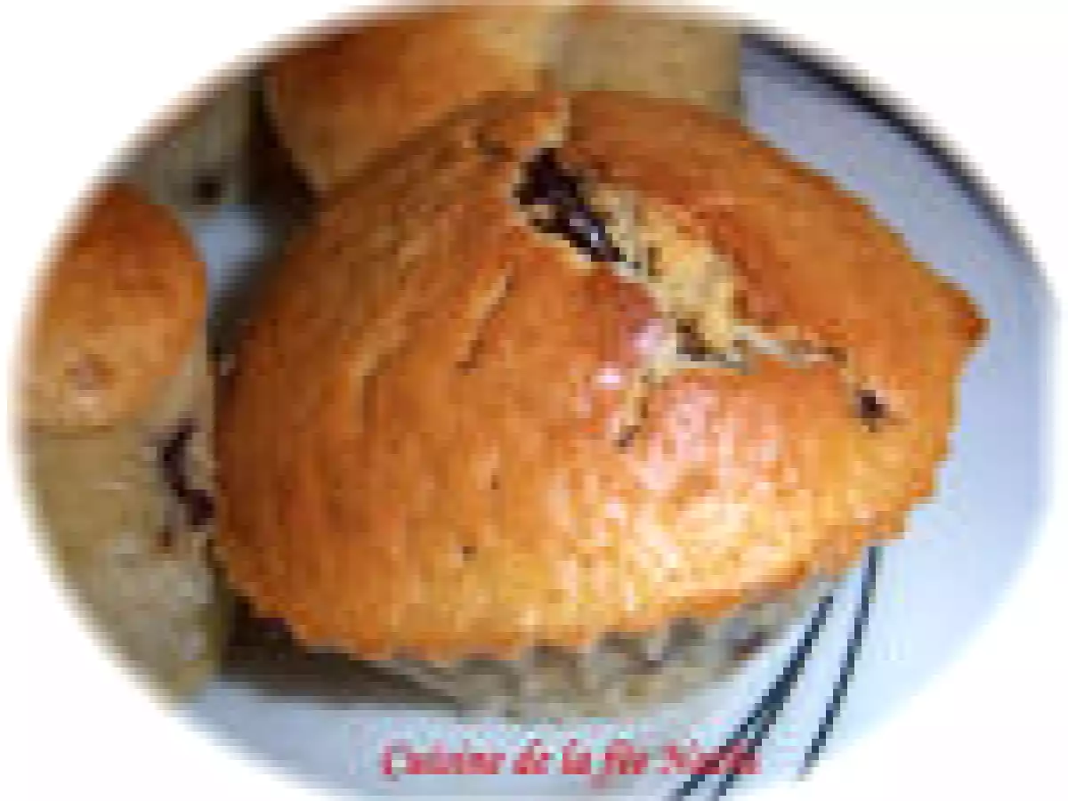 Muffins à l'orange, aux flocons d'avoine et pépites de chocolat pour le Muffins