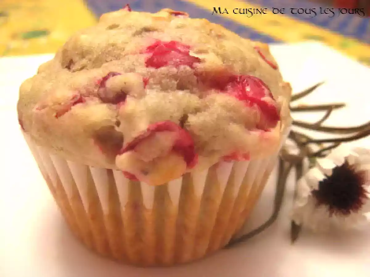 Muffins à l'orange et aux canneberges