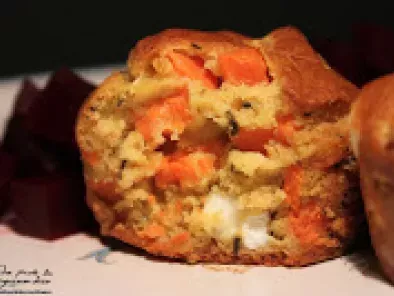 Muffins à la carotte et à la fêta