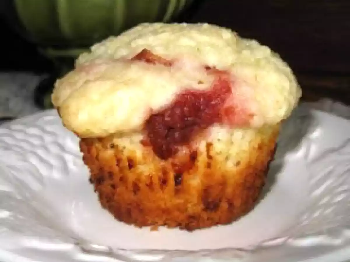 Muffins à la confiture de cassis