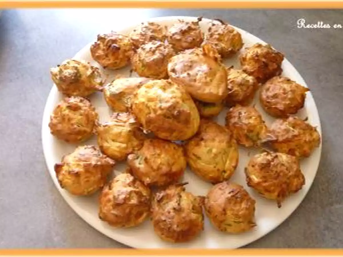MUFFINS A LA COURGETTE ET AU SAUMON FUME