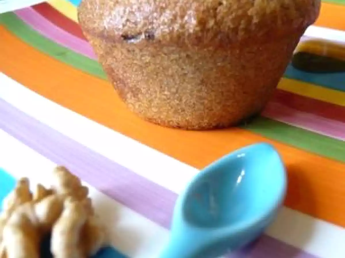 Muffins à la Crème de marrons, aux noix et au sirop d'érable !