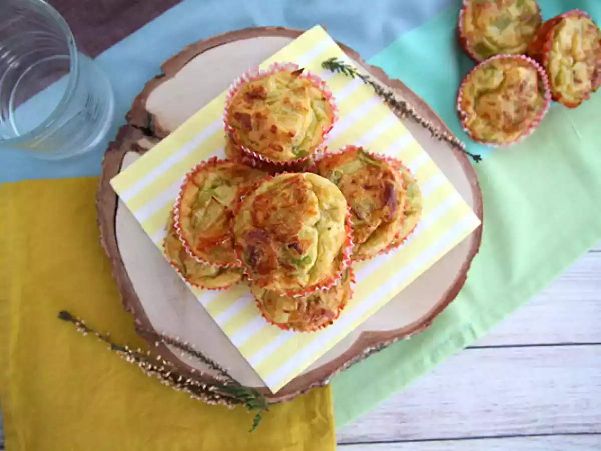 Muffins à la fondue de poireaux - photo 5