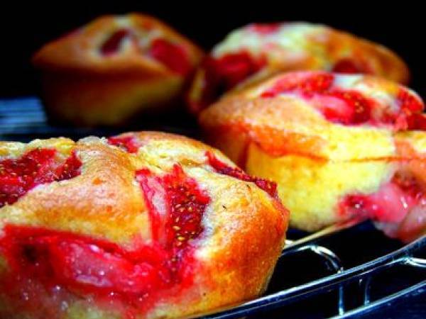 Muffins à la fraise