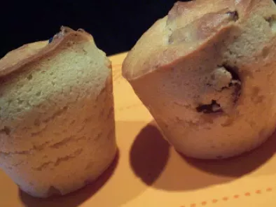 Muffins à la noix de coco, canneberges et chocolat blanc