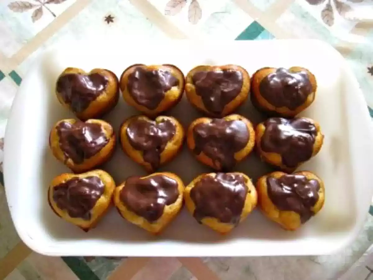 Muffins à la pêche et au chocolat - photo 2