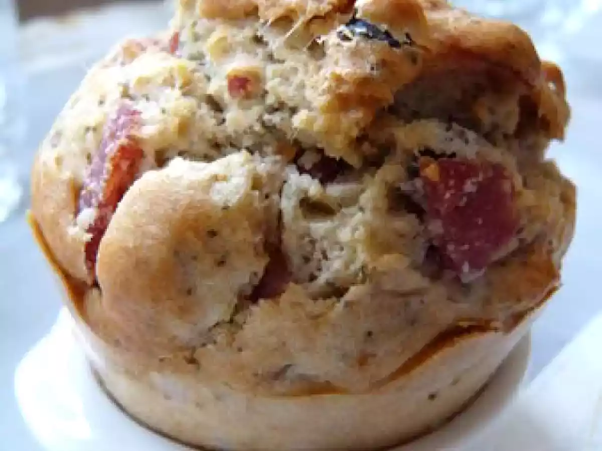 Muffins à la rosette et aux haricots rouges
