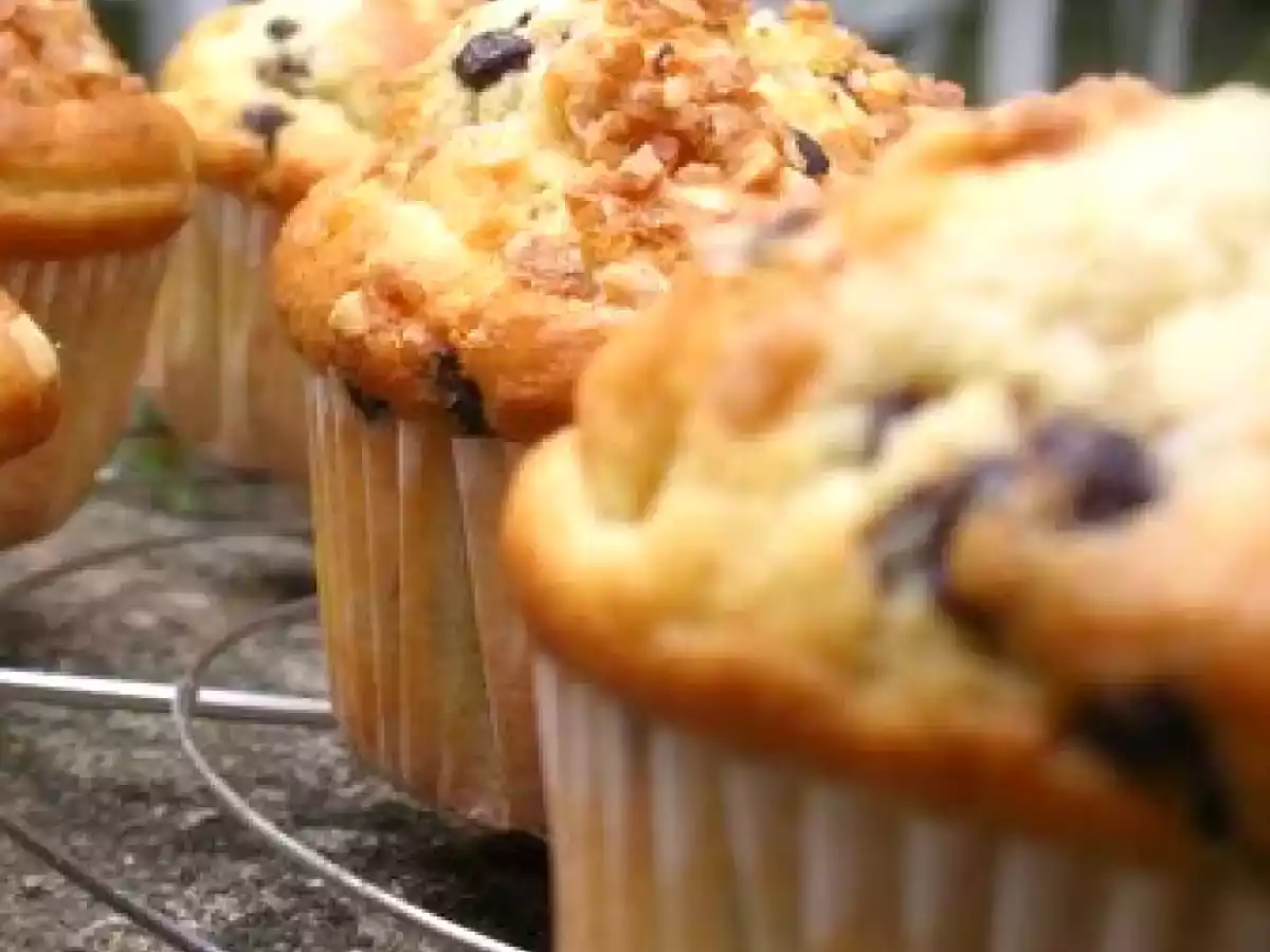 Muffins à la vanille, aux Pépites de Chocolat et aux Noisettes Caramélisées - photo 5