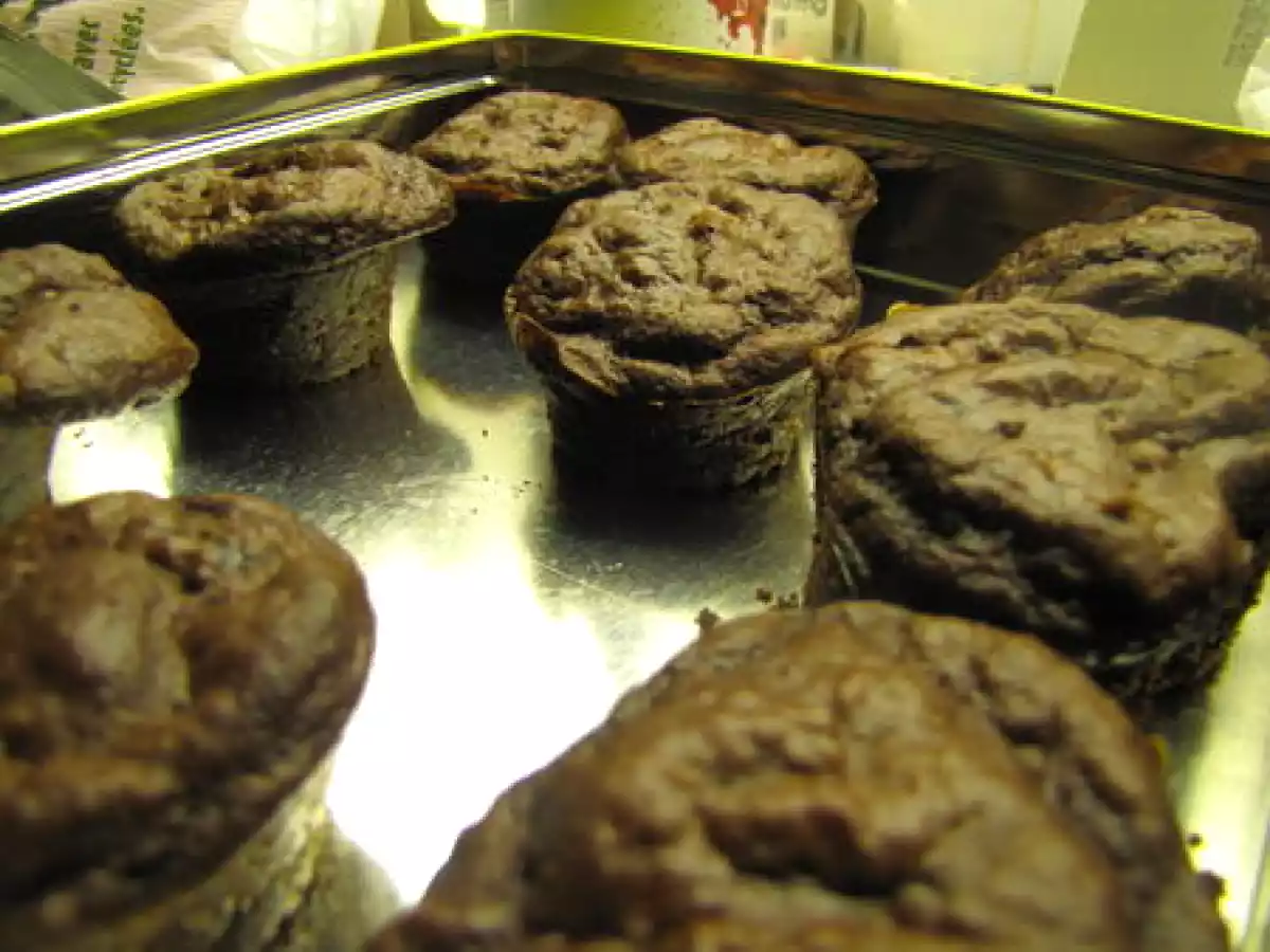 Muffins allégés aux pépites de chocolat