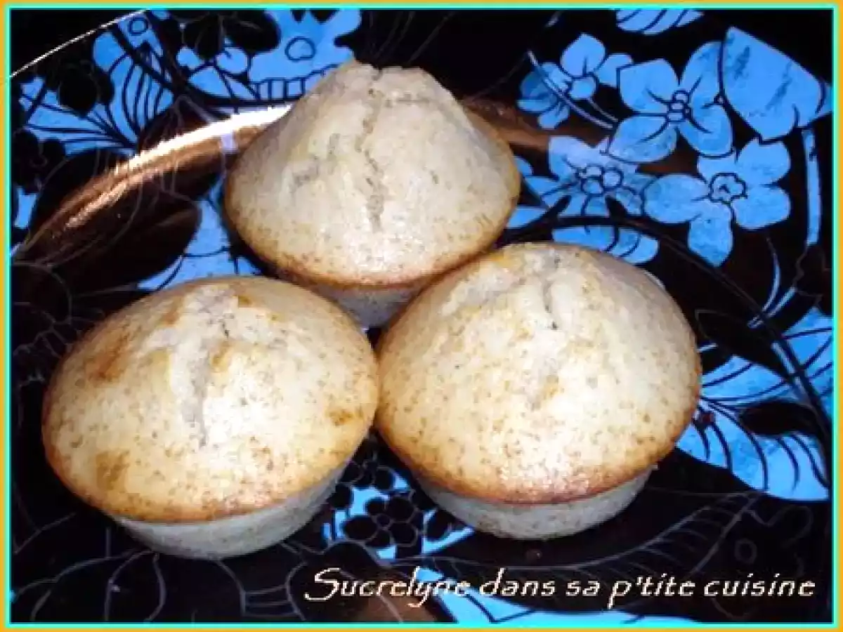 Muffins amandes coeur de chocolat