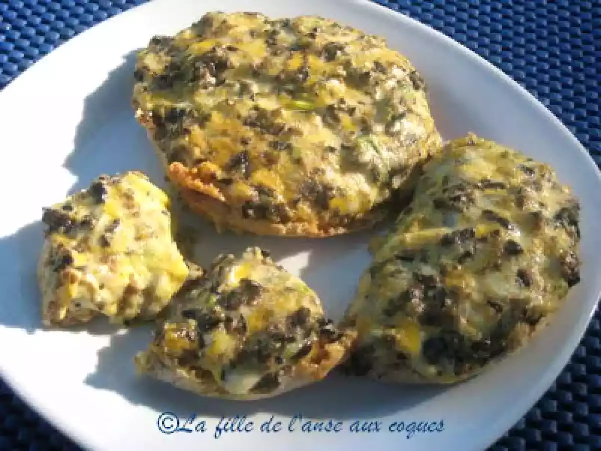 MUFFINS ANGLAIS AUX OLIVES NOIRES