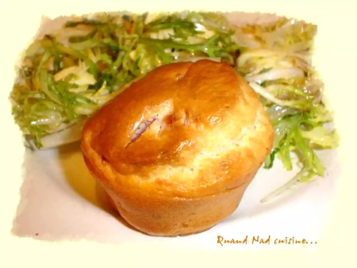 Muffins au bacon et au boursin