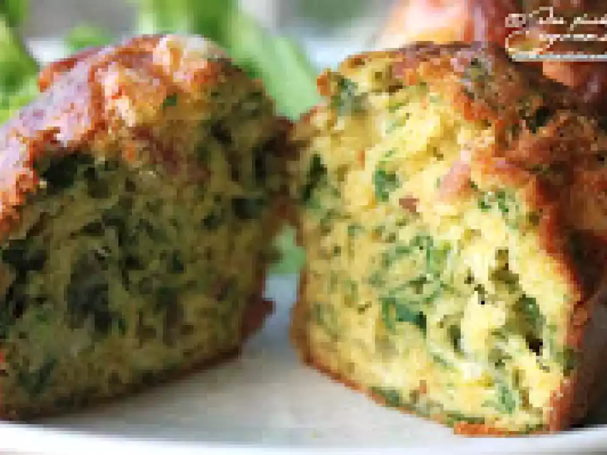 Muffins au beaufort, épinard et lardons - photo 2