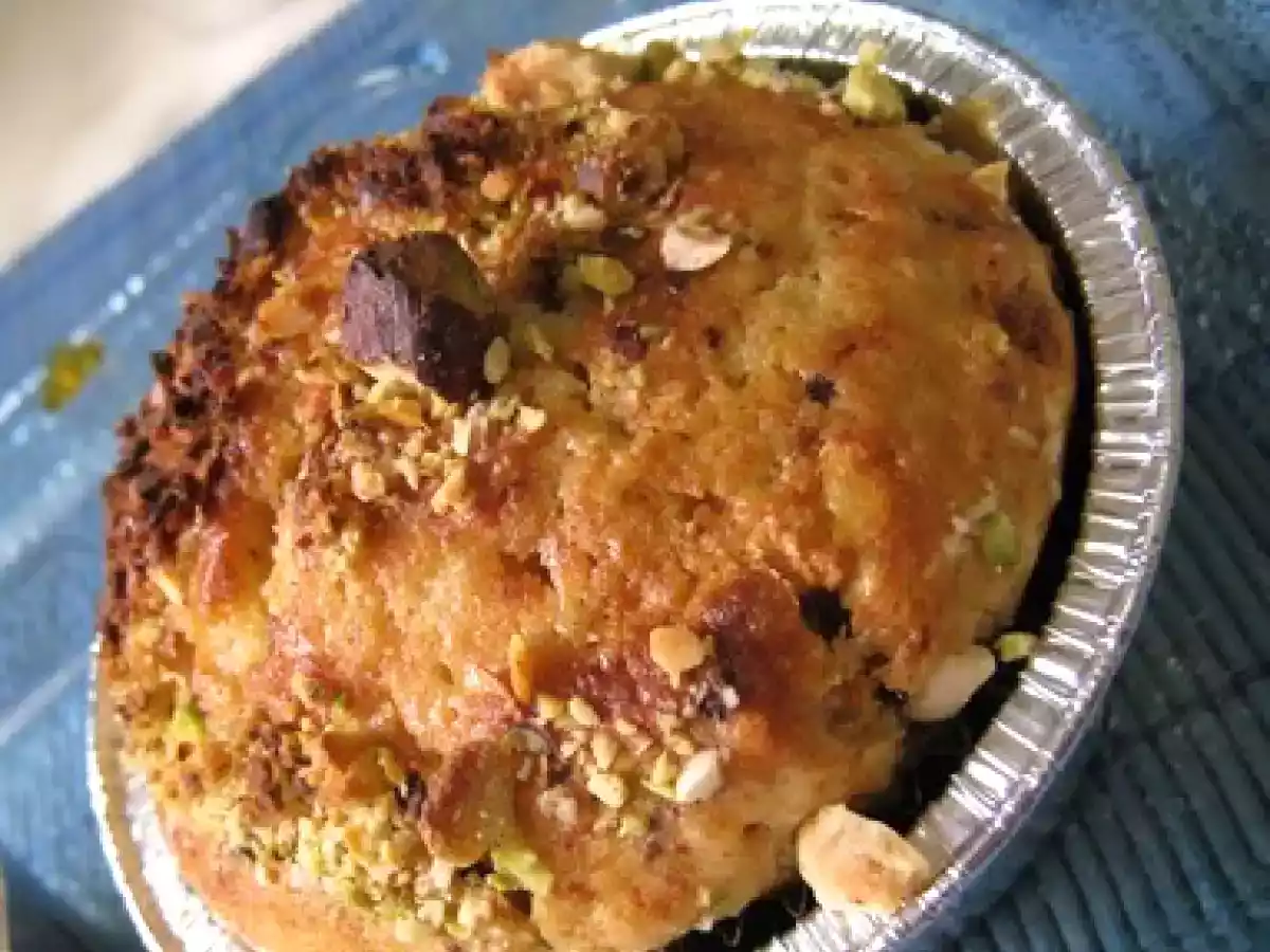 Muffins au blé complet et aux 3 chocolats - photo 2