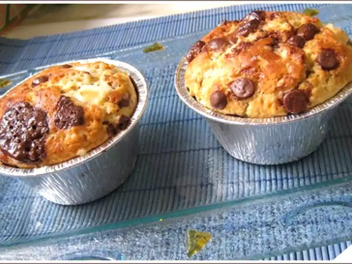 Muffins au blé complet et aux 3 chocolats - photo 4