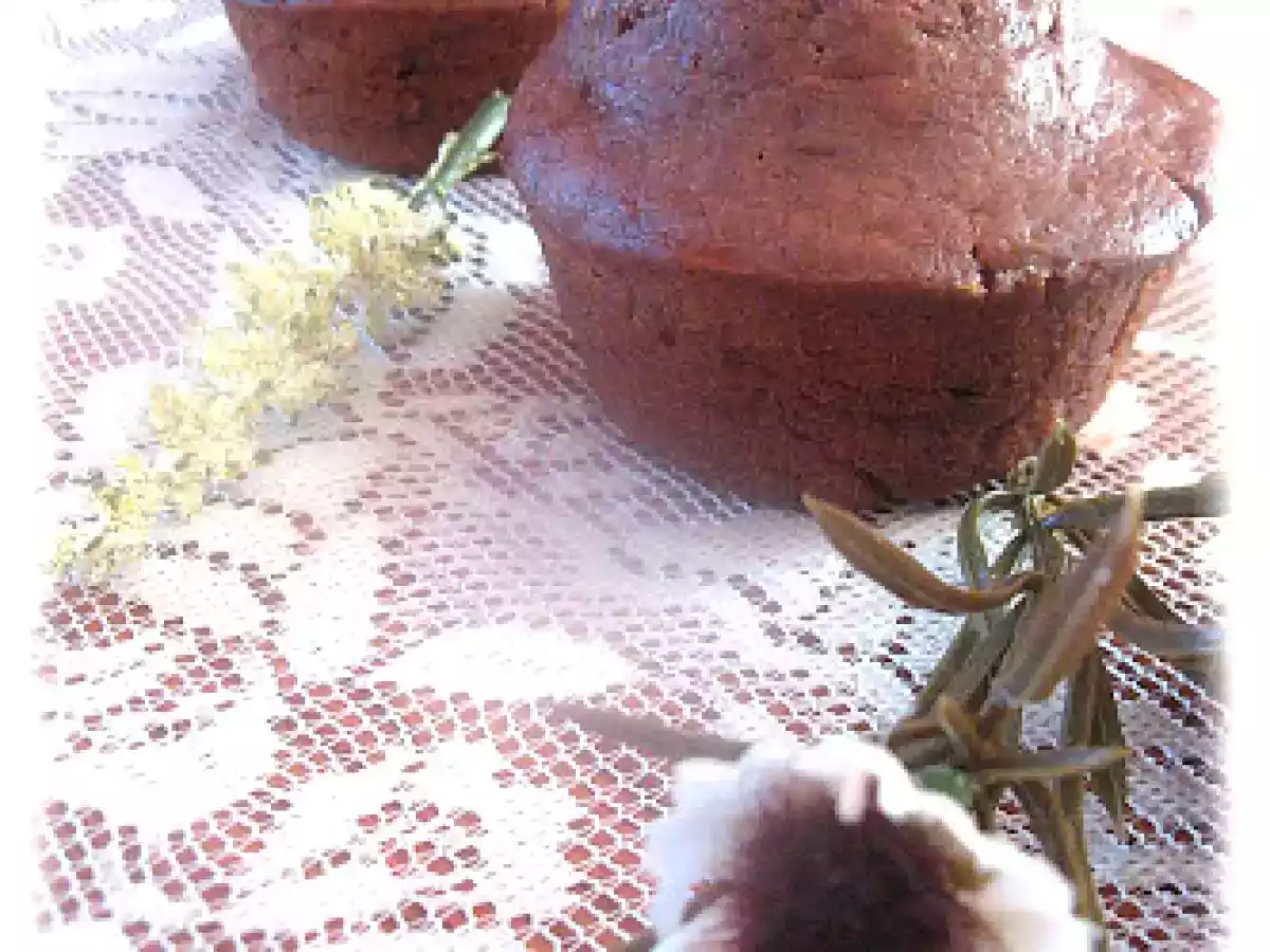 Muffins au cacao, à la banane et aux noix - photo 2