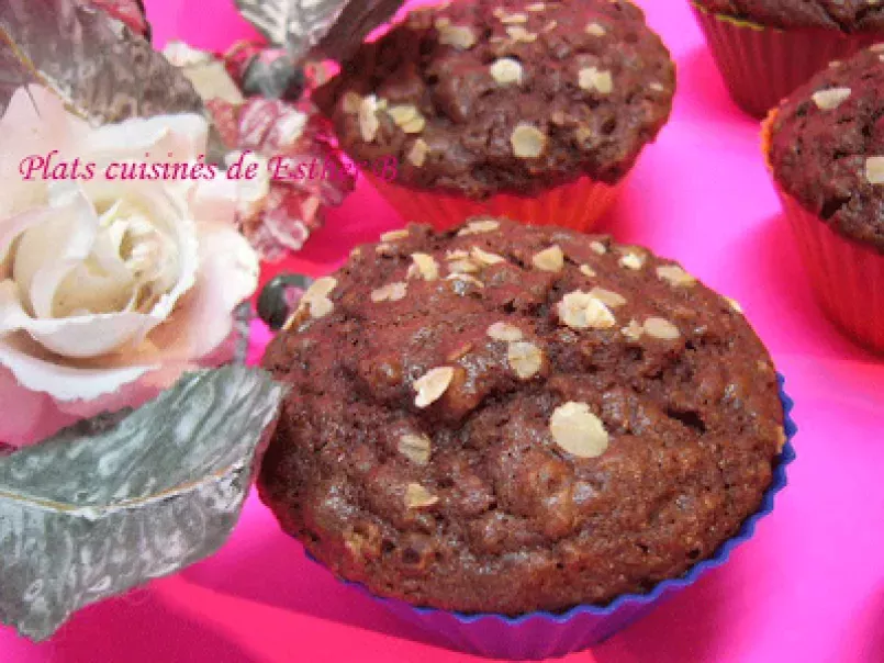 Muffins au cacao et au gruau, photo 1