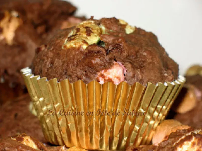 Muffins au Chocolat et aux Guimauves ( Marshmallows )