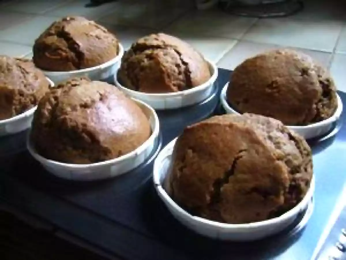 MUFFINS AU CHOCOLAT ET HUILE DE NOIX D'AMAZONIE