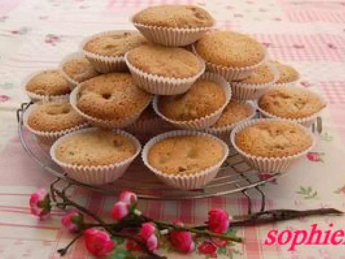 Muffins au chocolat et noix