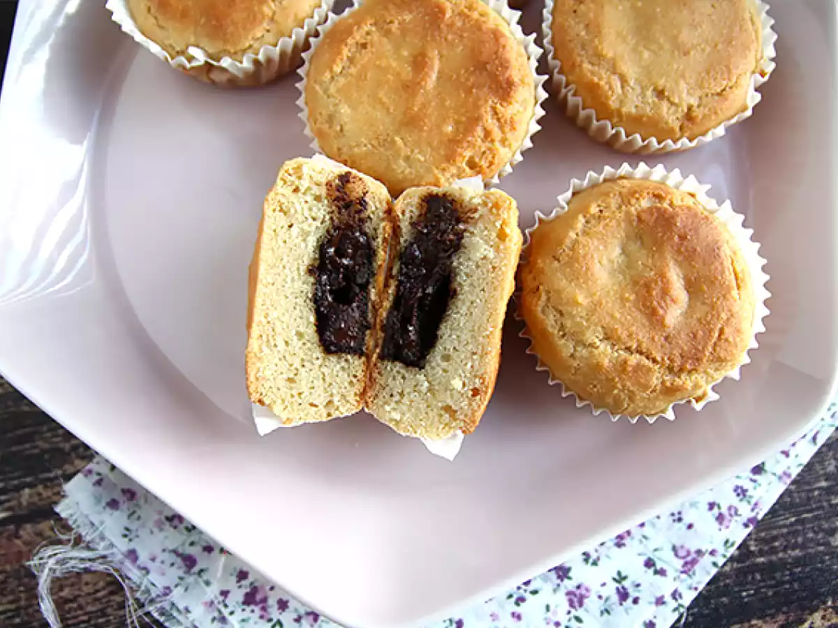 Muffins au coeur chocolaté - Vegan et sans gluten - photo 2