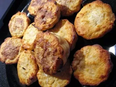 Muffins au fromage blanc et aux pommes.