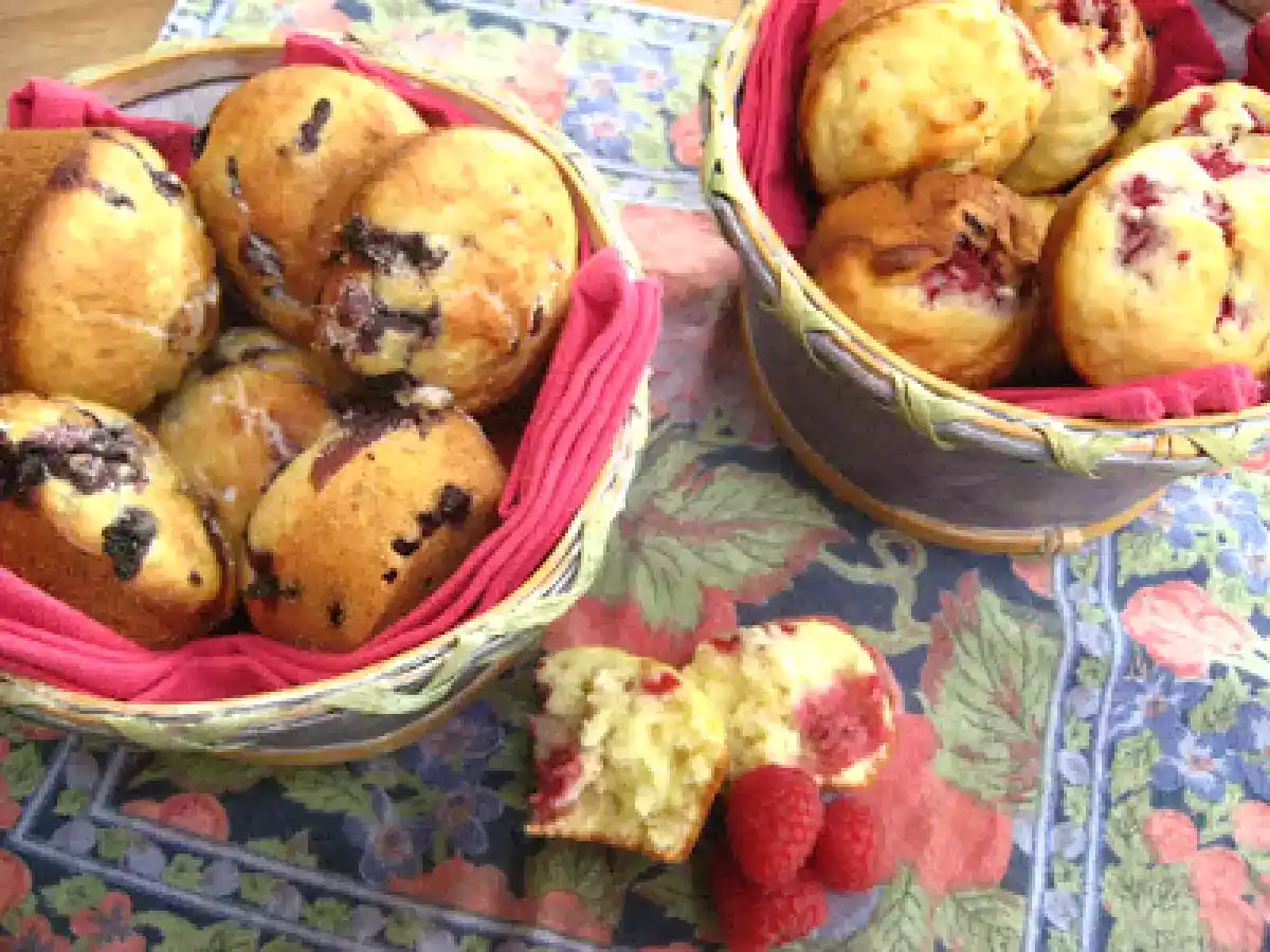 Muffins au germe de blé et aux bleuets - photo 4