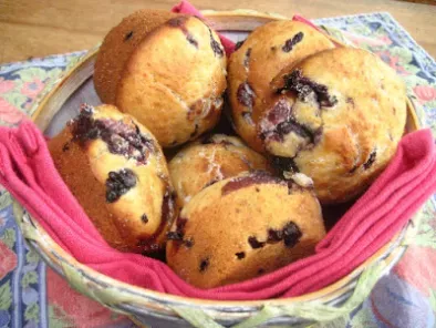Muffins au germe de blé et aux bleuets - photo 2