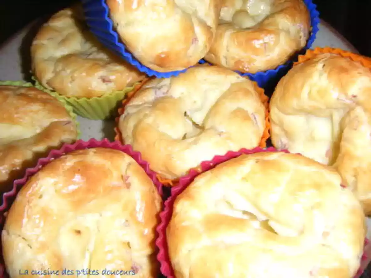 Muffins au jambon, coeur de vache qui rit! - photo 4