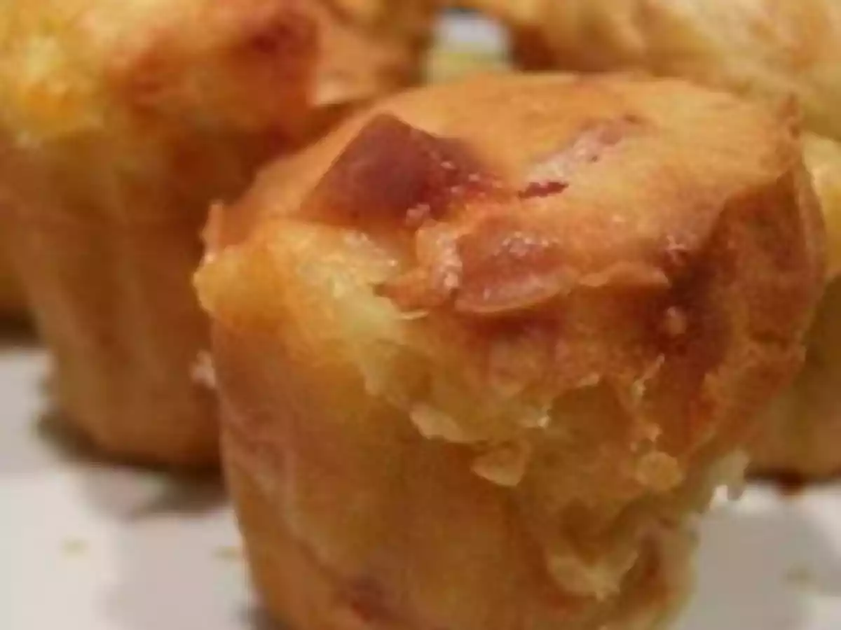 Muffins au jambon et au comté, par Camille