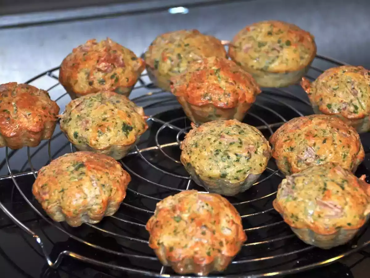 Muffins au jambon et persil (IG bas)