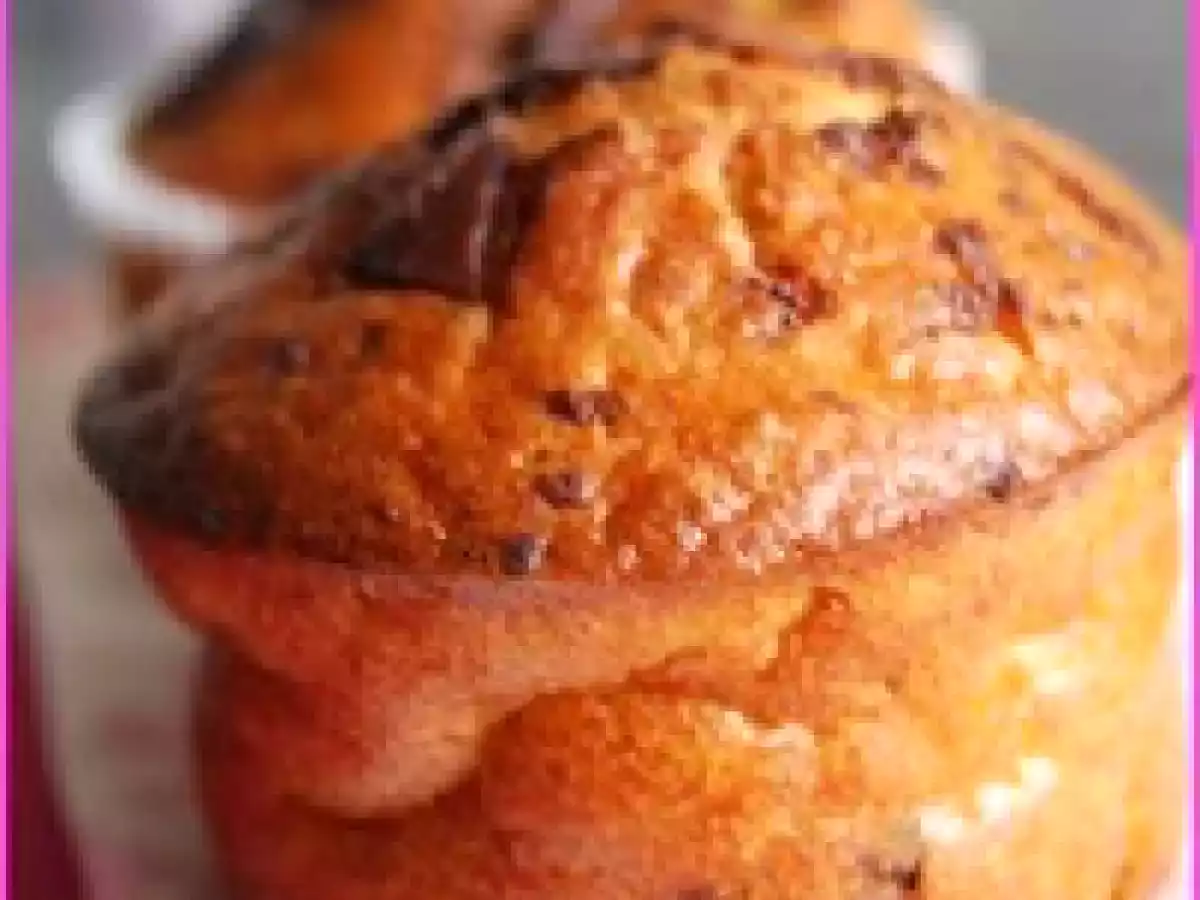 Muffins au lait d'amandes et pépites choco...