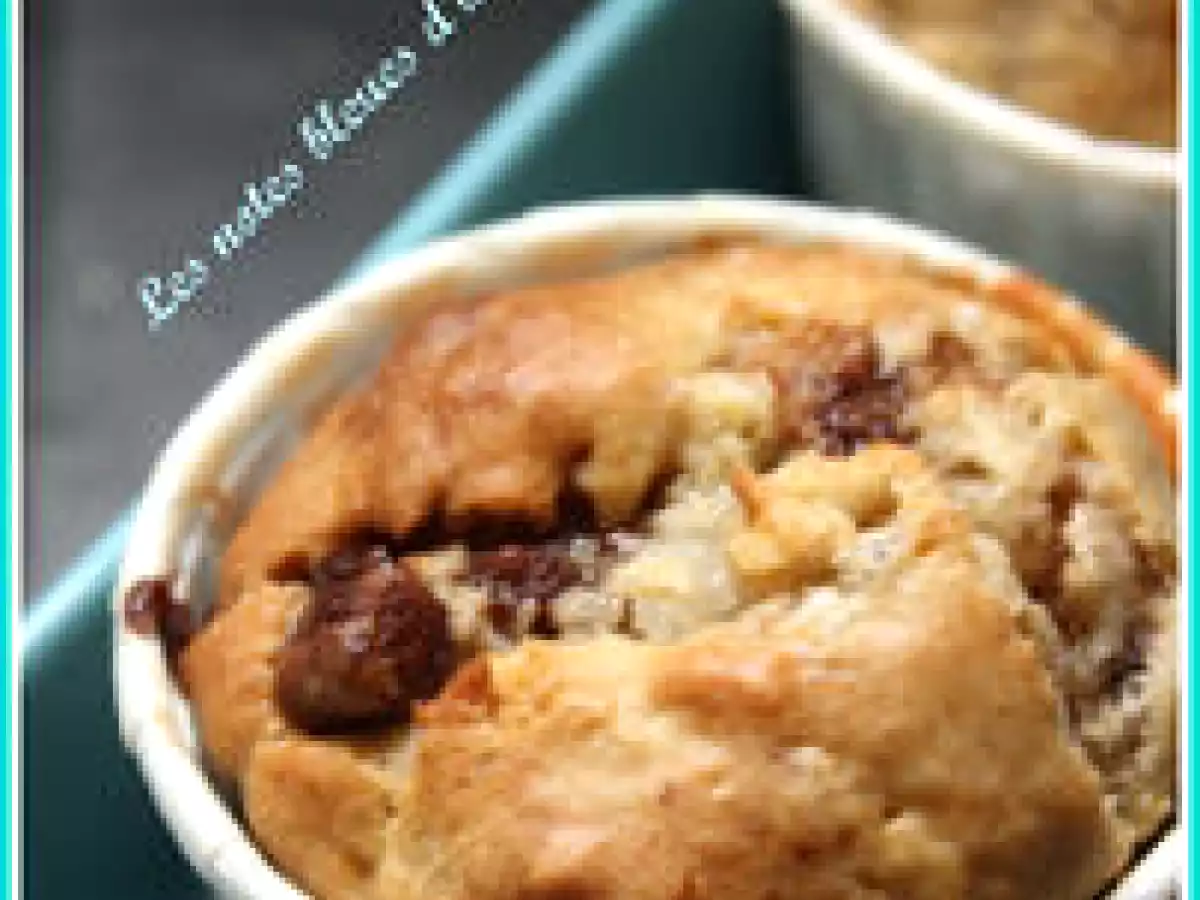 Muffins au lait de coco, bounty, banane et pépites de chocolat - photo 2