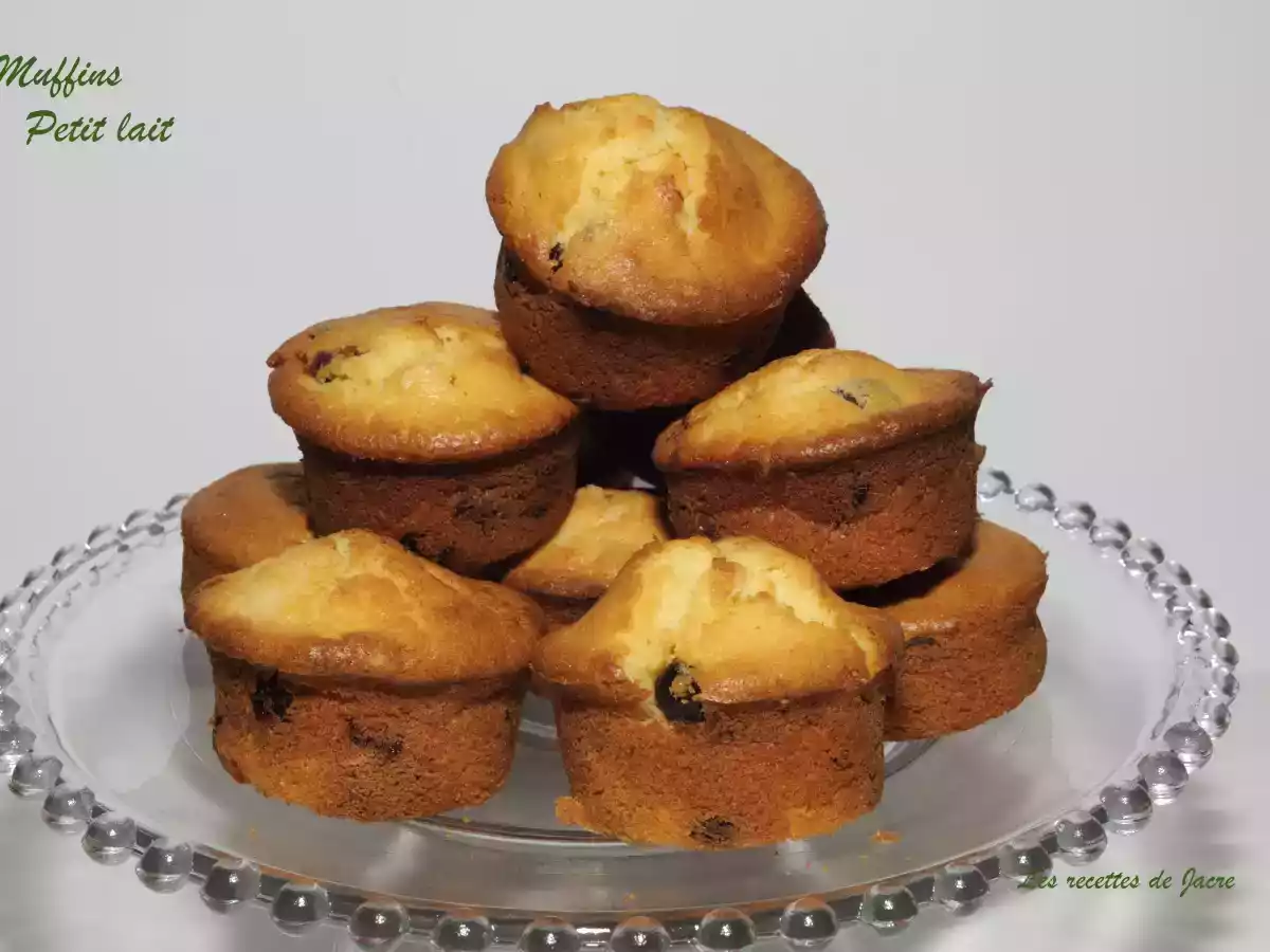Muffins au petit lait et cranberries