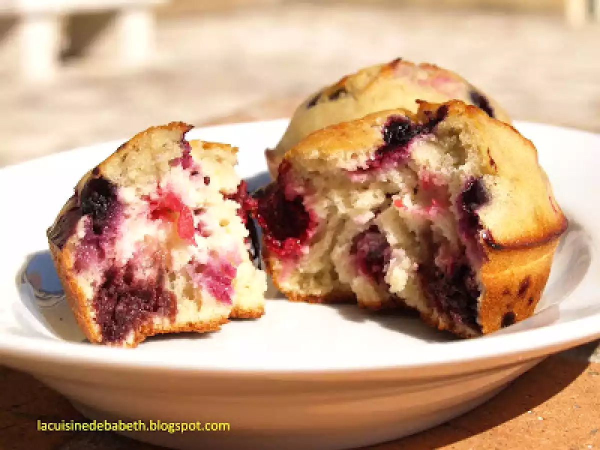 Muffins au quinoa et fruits rouges