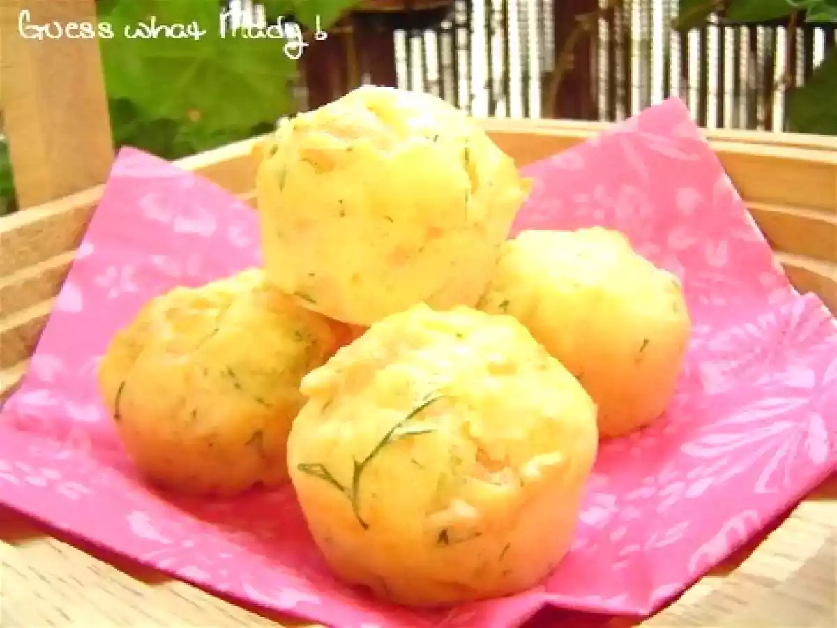 Muffins au saumon fumé et aneth