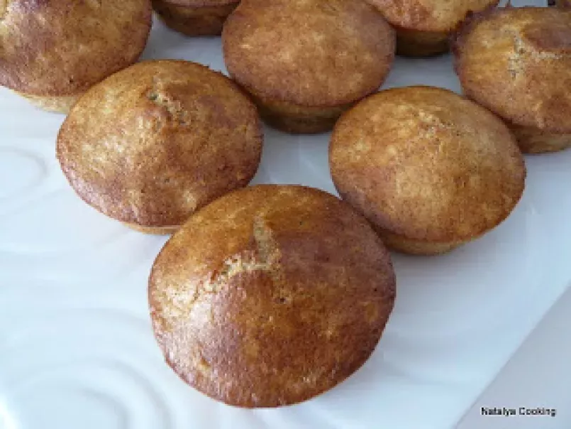 Muffins au son de blé/Healthy wheat and oat bran muffins, photo 1