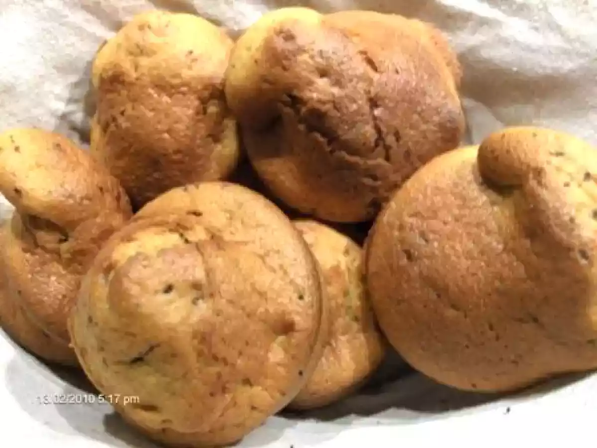 Muffins au sucre roux et chocolat