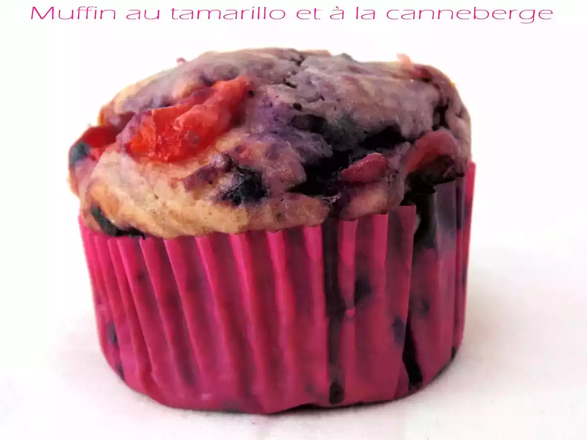Muffins au tamarillo et à la canneberges