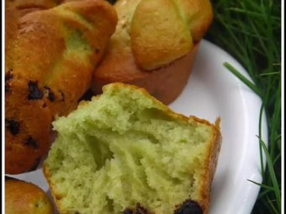 Muffins au Thé Matcha et Pépites de Chocolat - photo 3