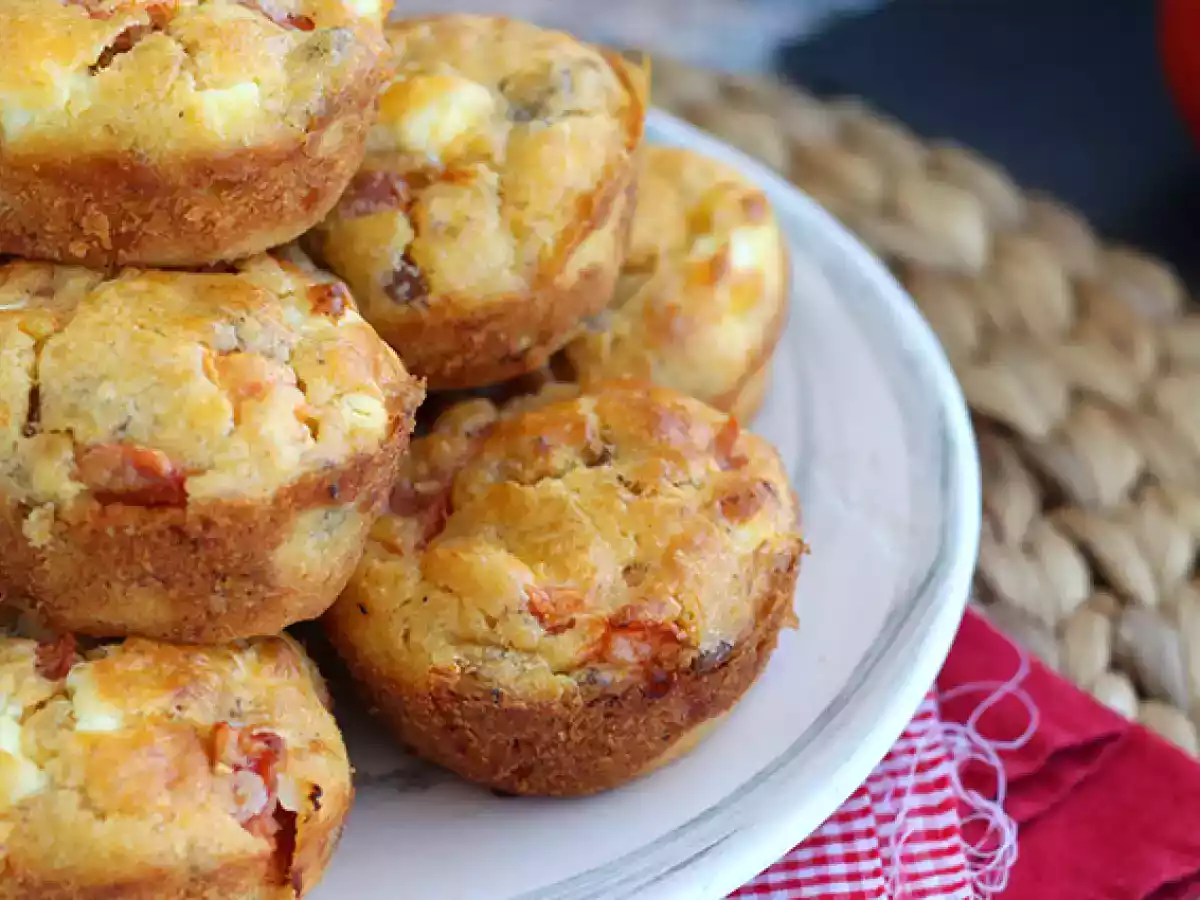Muffins au thon, tomate et feta - photo 4