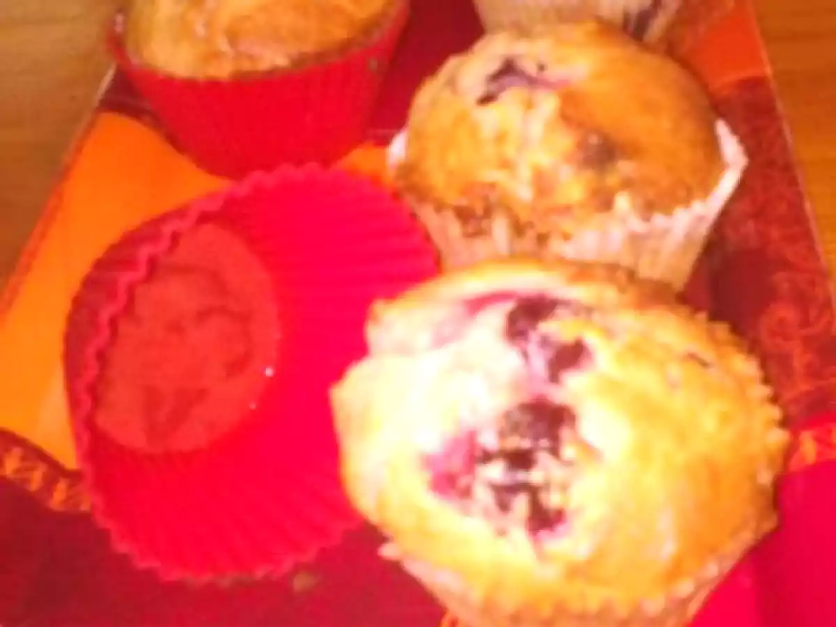 Muffins au yaourt et à la cerise