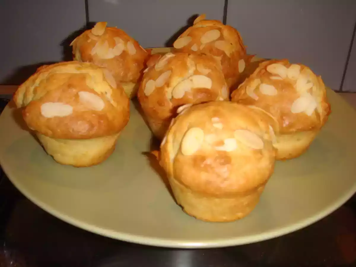 Muffins aux amandes effilées