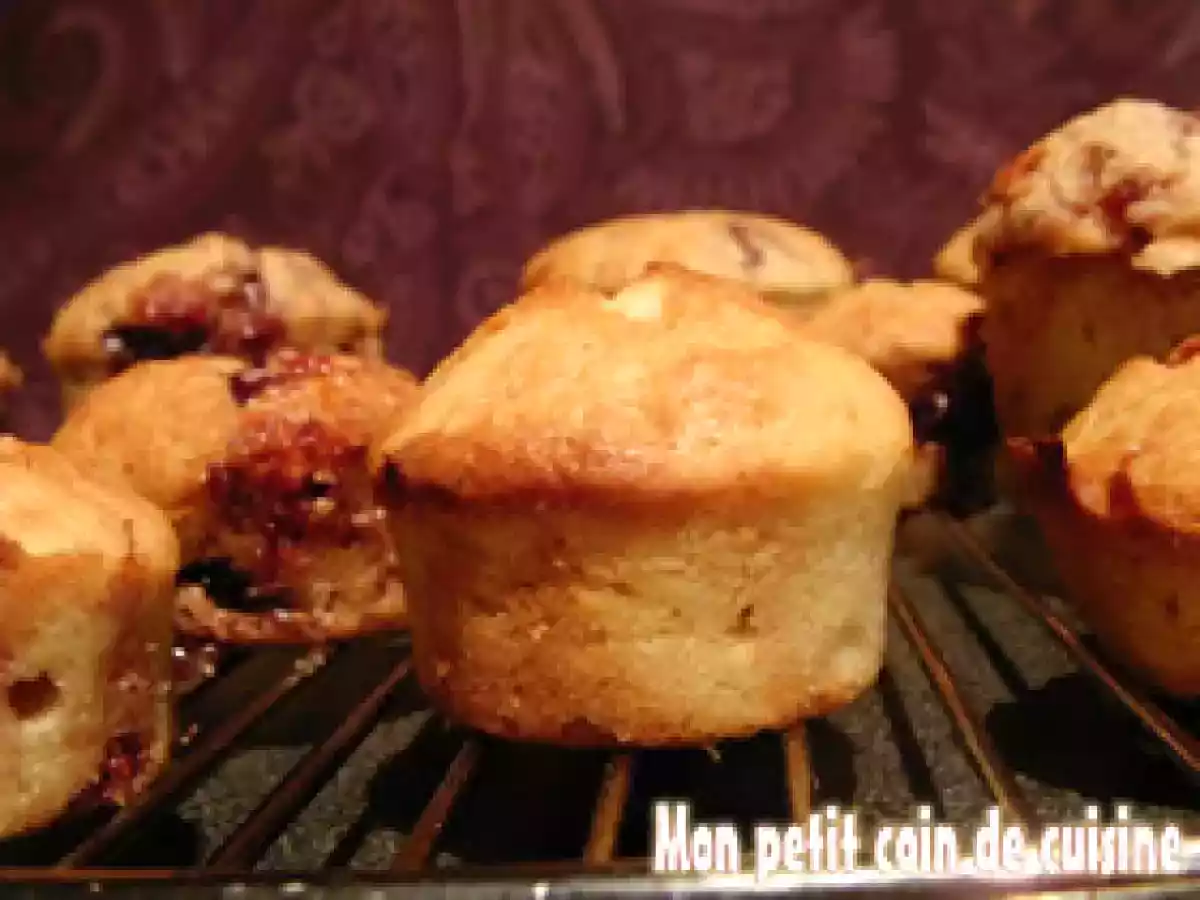 Muffins aux amandes et à la fraise sans gluten
