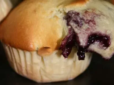 muffins aux amandes et au coeur confiture, photo 3